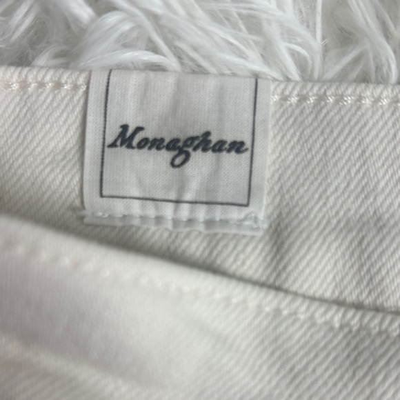 Frank & Eileen Monaghan Mom Jeans High Rise Straight Leg Crop Raw Hem - Picture 5 of 11